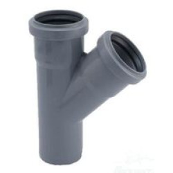 Тройник канализационный 50x50x45гр ISL003ARM