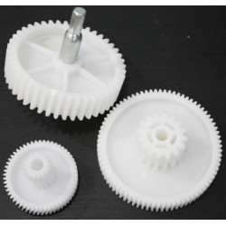 Блок шестеренок для мясорубки Polaris, Panasonic, Eden, Volle PS011 D80/32+47/18+79/8 L36/15+35/12.5+73/18.5