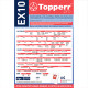 Пылесборник синтетический EX 10 Topperr для пылесоса ELECTROLUX, PHILIPS, BORK, VITEK, AEG, ZANUSSI (S-bag,Gr200)