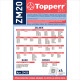 Topperr Пылесборник синтетический для пылесоса Zelmer, BOSCH 4 шт.в ед. (G) 1412