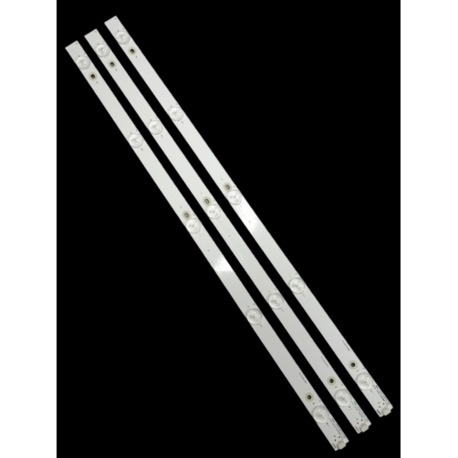 XY-658 LED подсветка. T0T-28B2550-3030C-5S1P 523mm 5led 3pcs/set 6V1W