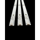 XY-658 LED подсветка. T0T-28B2550-3030C-5S1P 523mm 5led 3pcs/set 6V1W