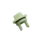 Втулка шнека для мясорубки Bosch С ОТВЕРСТИЕМ 020470, 418076un, N495, BS002, MGR004UN, 999999029, Bo020470, MM0331W