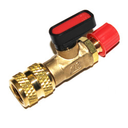 Переходник на R410 с краном на 1/4